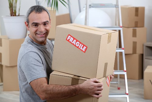 Removal team planning a house move in Edgware