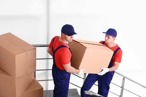 Packing office equipment and furniture for relocation