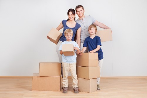 Local removals team handling boxes and household items for an Edgware move