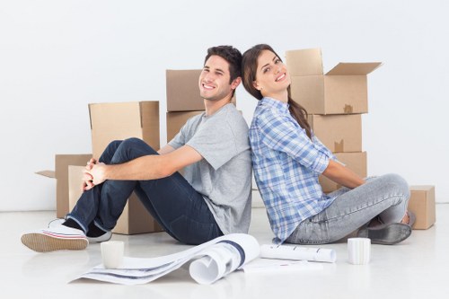 Moving truck service operating in Edgware residential area