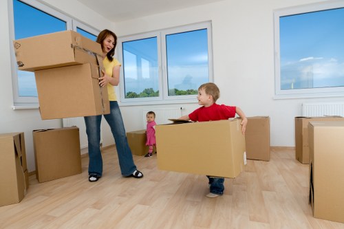 Packing and moving office equipment safely
